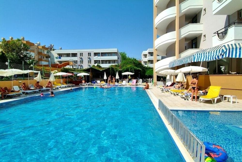 Hotel Hedef Kleopatra Golden Sun Alanya Exterior foto